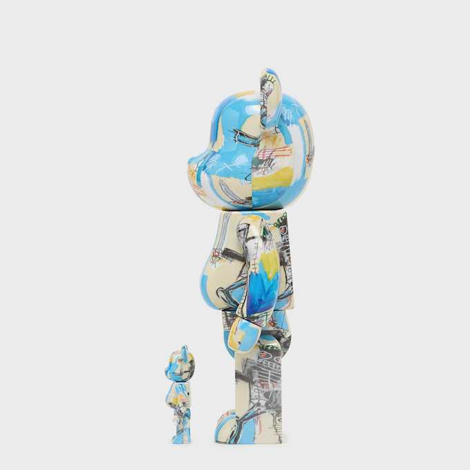 Medicom Bearbrick Jean Michel Basquiat #12 400% & 100% multi-colour 104370 2