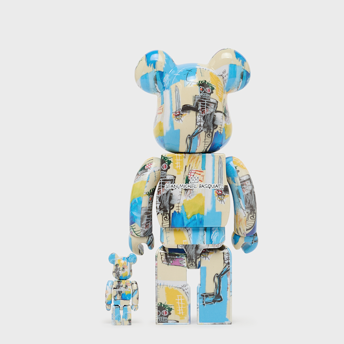 Medicom Bearbrick Jean Michel Basquiat #12 400% & 100% multi-colour 104370 3