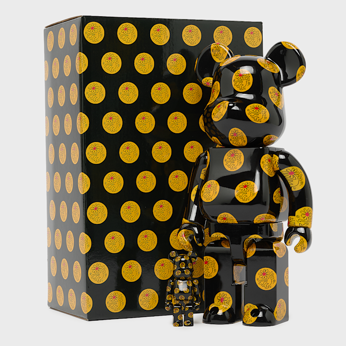 Medicom Bearbrick Keith Haring #12 400% & 100% multi-colour 104369 4