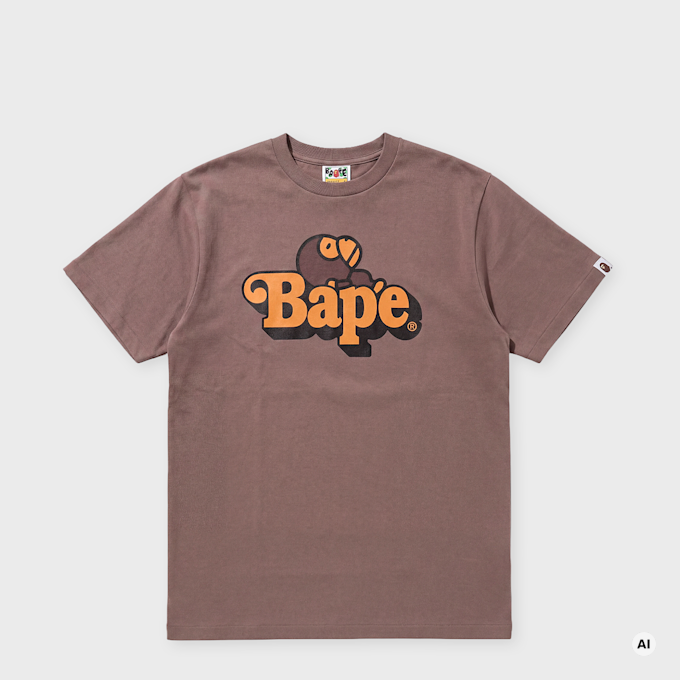 A Bathing Ape Milo On Bape Tee braun 104971 1