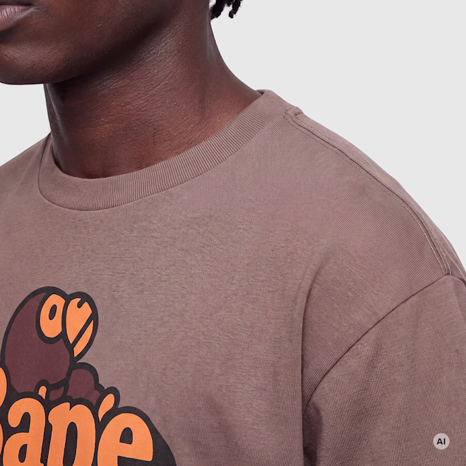 A Bathing Ape Milo On Bape Tee braun 104971 3