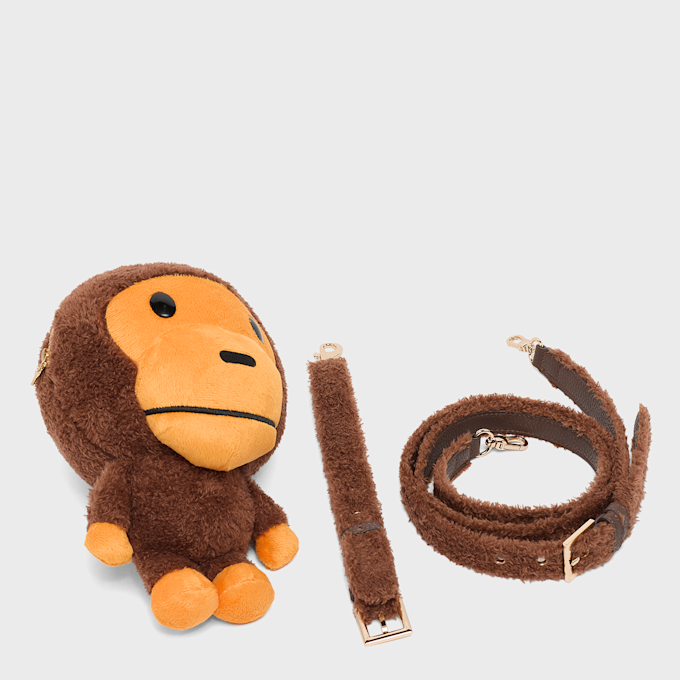 A Bathing Ape Baby Milo Plush Doll Bag braun 105025 4