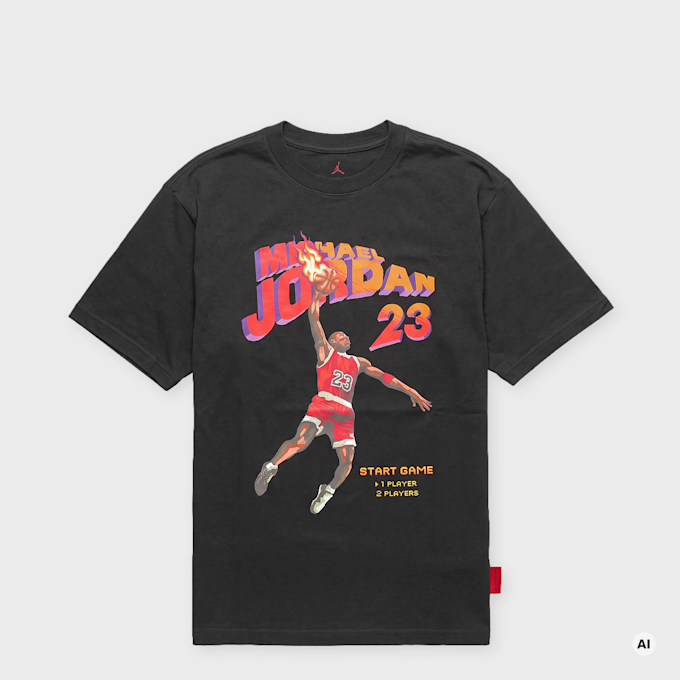 Jordan Brooklyn Graphic T-Shirt Schwarz 105676 1