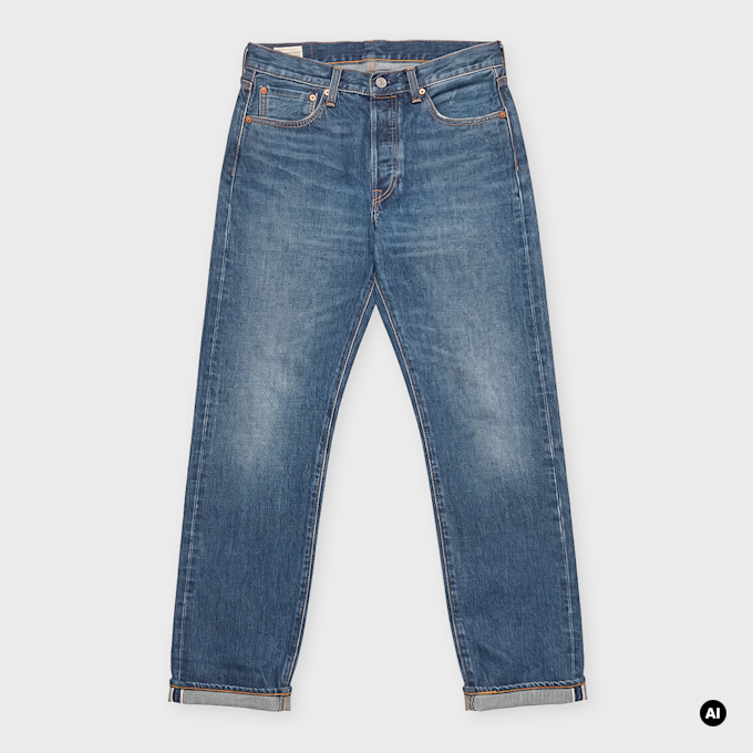 Levi's Red Tab 501 Regular Fit blau 105791 1