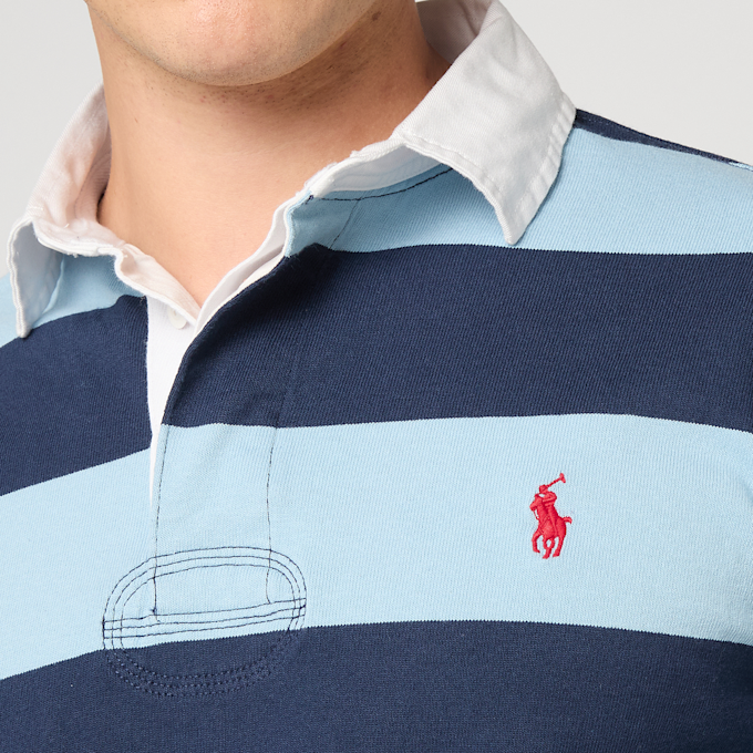 Polo Ralph Lauren The Iconic Rugby Shirt blau 105889 3