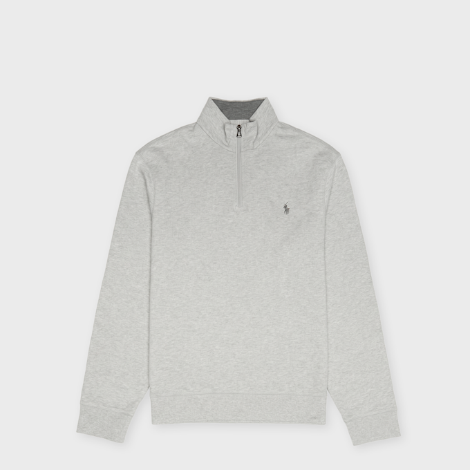 Polo Ralph Lauren Luxury Jersey Quarter Zip Pullover grau 105888 1