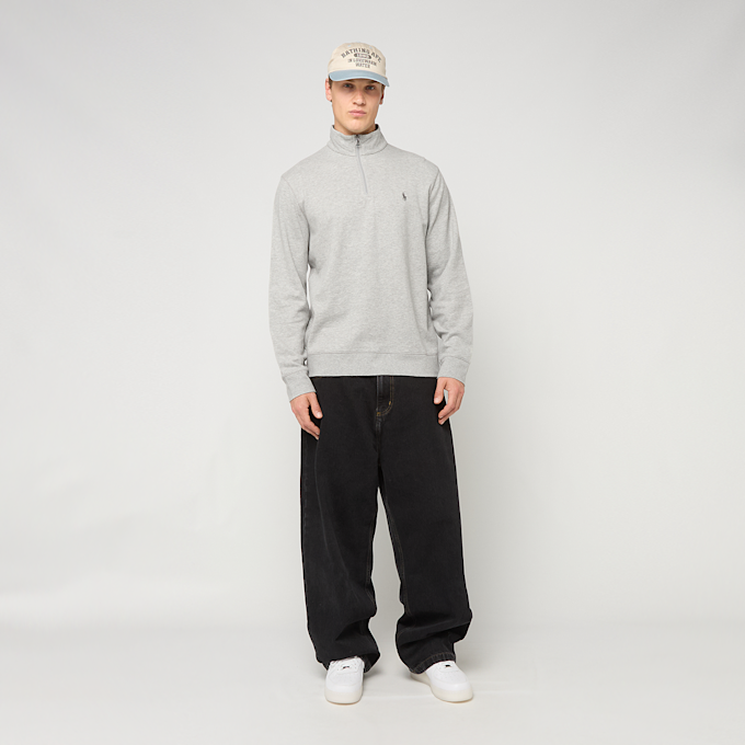 Polo Ralph Lauren Luxury Jersey Quarter Zip Pullover grijs 105888 2
