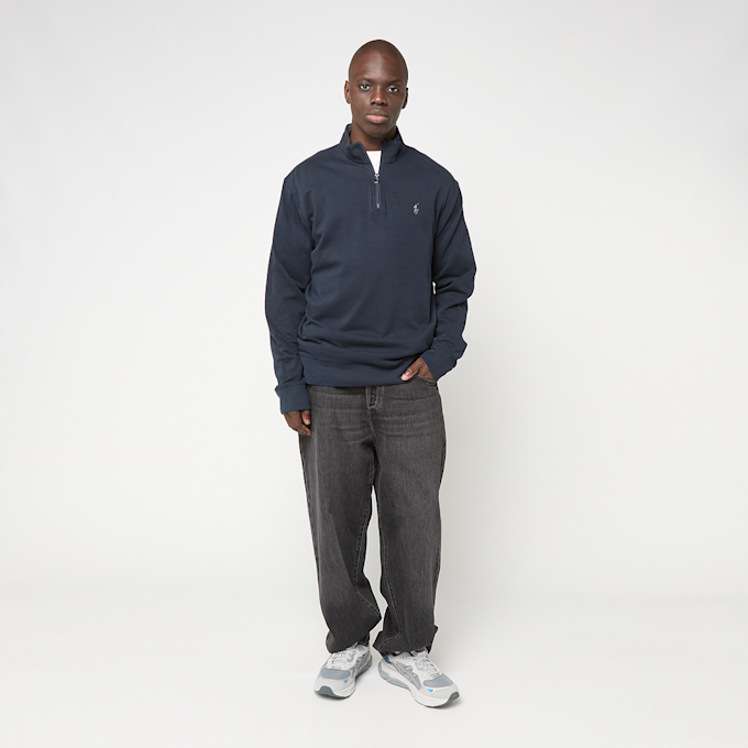 Polo Ralph Lauren Luxury Jersey Quarter Zip Pullover blau 105891 2