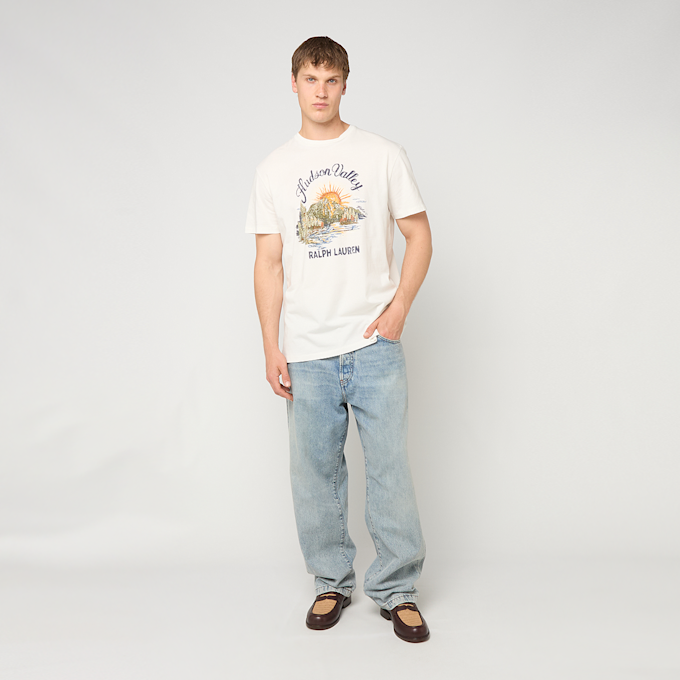Polo Ralph Lauren Classic Fit Jersey Graphic T-Shirt white 105903 2