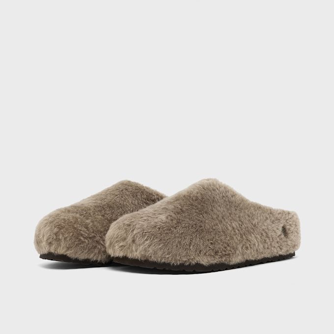 Birkenstock Amsterdam Wrapped Shearling Beige 106022 1