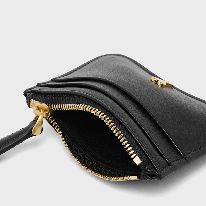 AMI PARIS Paris Zipped Card Holder black 106034 3