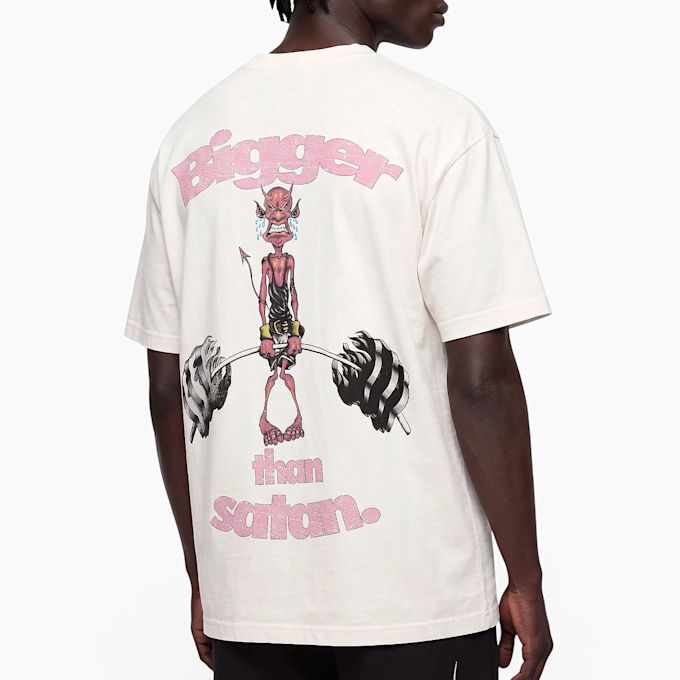 Hellstar Muscle Beach T-Shirt Beige 106146 3