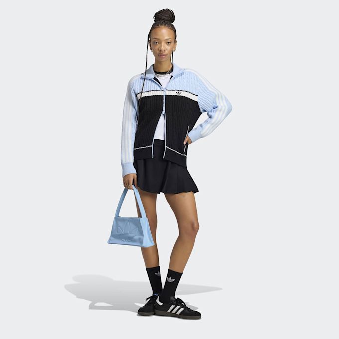 adidas Originals Knitted Archive Track Top blauw 106177 2