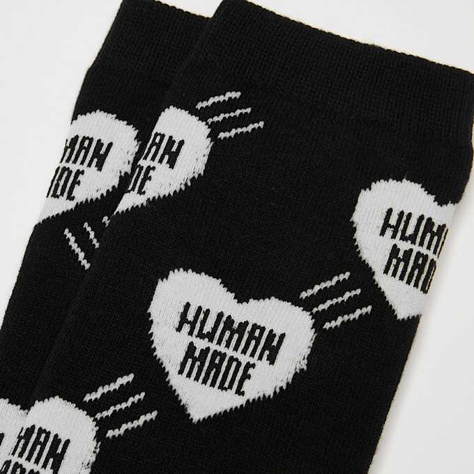 HUMAN MADE Heart Socks zwart 106639 3