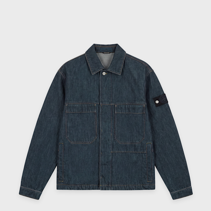 Stone Island Biker Jacket blue black UndefinedColor 106667 1