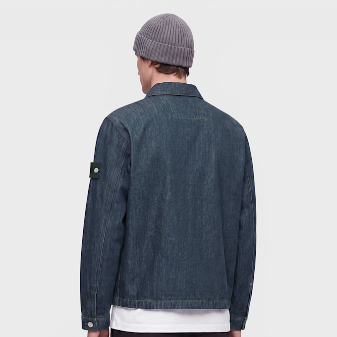 Stone Island Biker Jacket blue black UndefinedColor 106667 3