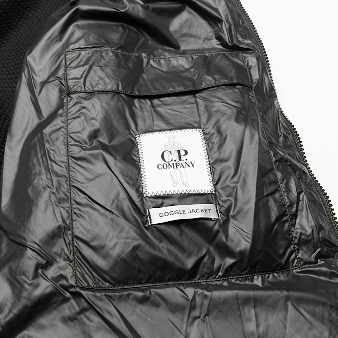 C. P. Company Knitwear Jacket In Merino Wool Extrafine zwart 106809 5