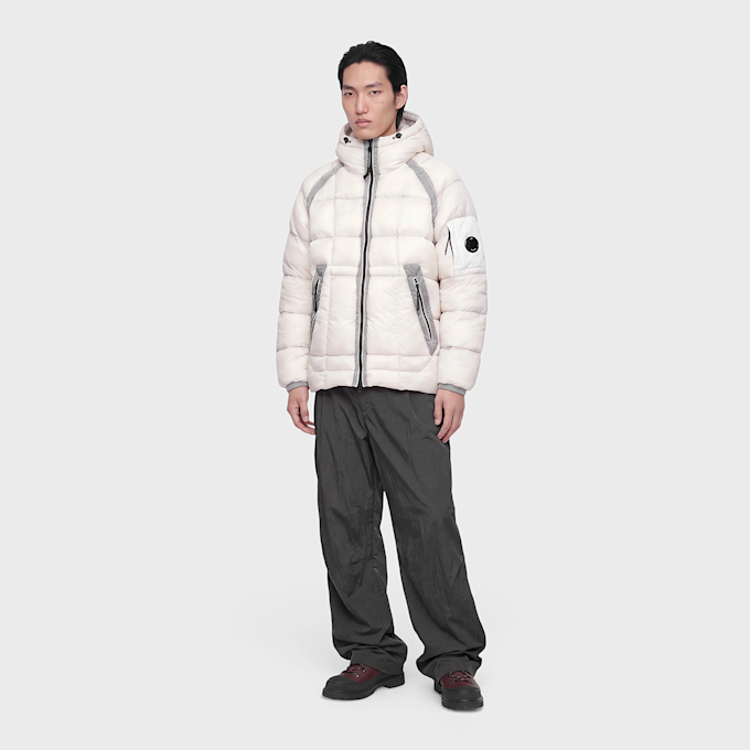 C. P. Company D.D. Shell Hooded Down Jacket  gauze white Undefinierte Farbe 106821 2