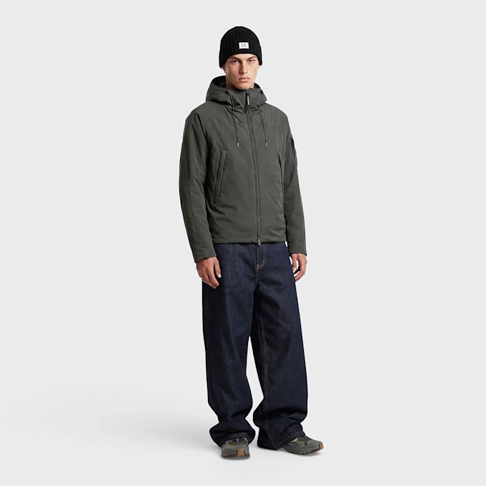 C. P. Company Pro-Tek Primaloft Silver Hooded Jacket black 106822 2