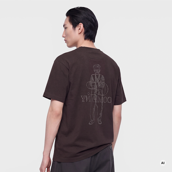 C. P. Company SS Comfort Logo T-Shirt black Undefined Color 106841 3