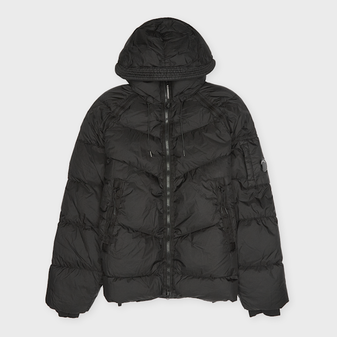 C. P. Company Outerwear Medium Jacket In Down Shield Schwarz 106851 1