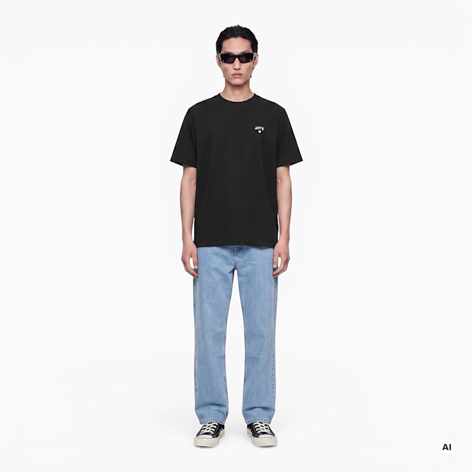 Arte Antwerp Arte Heart T-Shirt black 107100 2