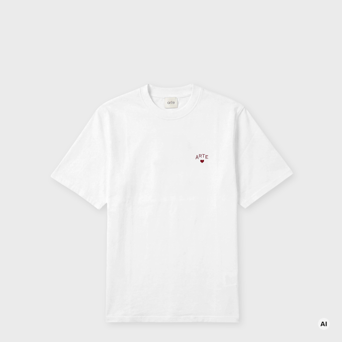 Arte Antwerp Arte Heart T-Shirt wit 107099 1