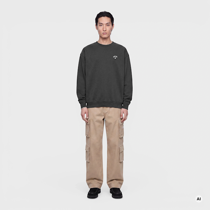 Arte Antwerp Arte Heart Crewneck schwarz 107097 2