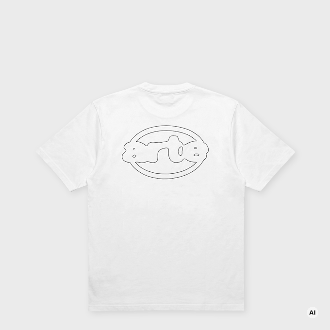 Arte Antwerp Outlined Logo T-Shirt white 107107 1