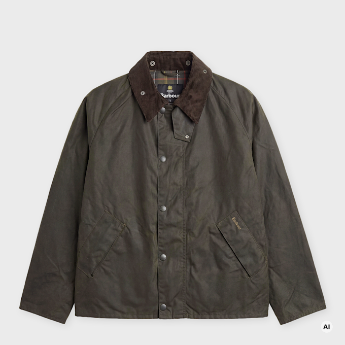 Barbour Barbour OS Transport Wax Jacket olive Undefined Color 107324 1