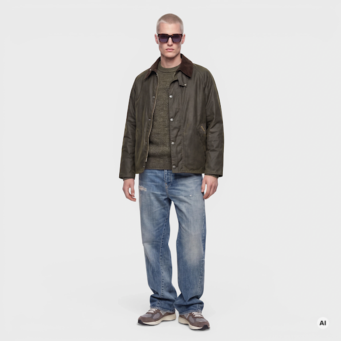 Barbour Barbour OS Transport Wax Jacket olive Undefinierte Farbe 107324 2