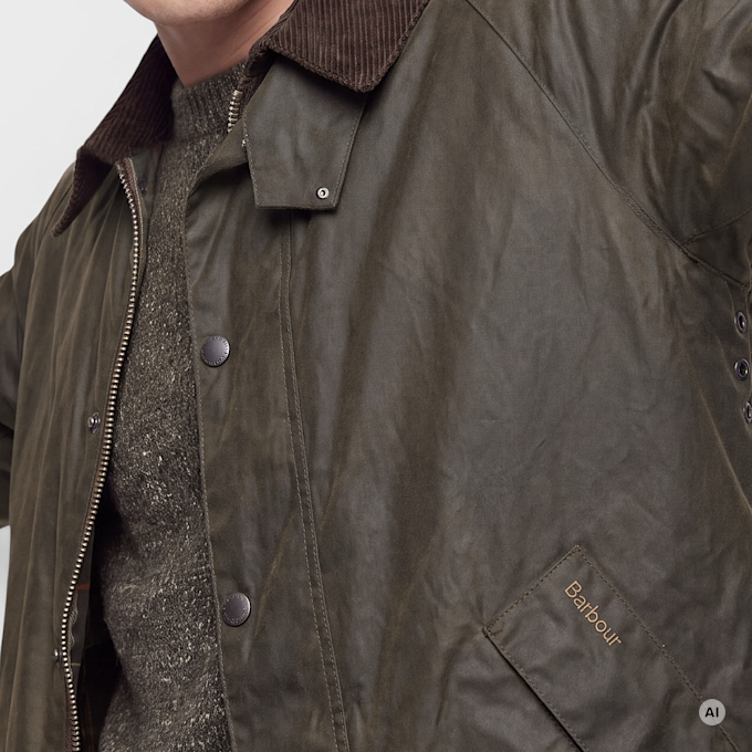 Barbour Barbour OS Transport Wax Jacket olive Undefined Color 107324 3