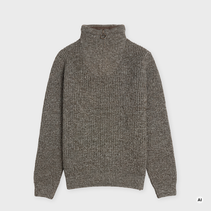 Barbour Barbour New Tyne Half Zip derby tweed Undefinierte Farbe 107327 1