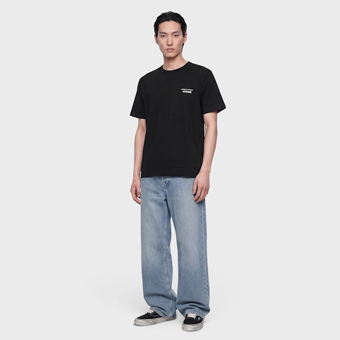Comme des Garcons Homme T-Shirt aus Baumwolle Schwarz 107610 2