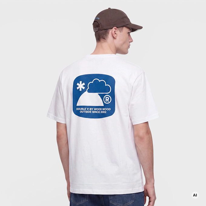 Wood Wood Ace Outsider T-Shirt bright white UndefinedColor 126005 3