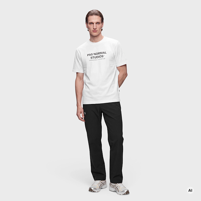 Pas Normal Studios Off-Race Logo T-Shirt wit 139192 2