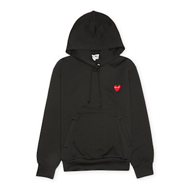 COMME des GARÇONS BLACK パーカー S レディース Comme des Garcons Play Women's Big Black Heart Zip Up Hoodie Black