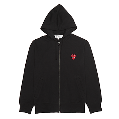 Buy Comme des Garcons Play Play Two Heart Hooded Zip Sweatshirt in