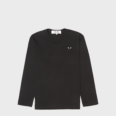 Buy Comme des Garcons Play Play Black Heart Long Sleeve T-Shirt in