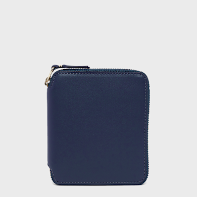 Buy Comme des Garcons Wallet Classic Line in navy | SA2100-4 | solebox