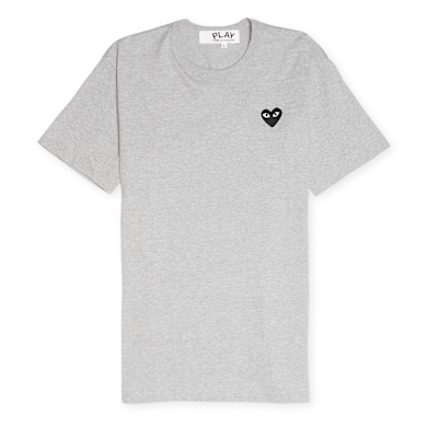 Buy Comme des Garcons Play Black Heart T-Shirt in grey | AZ-T076