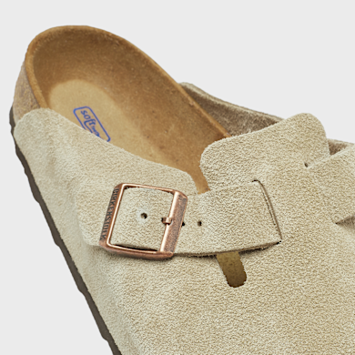 Buy Birkenstock Boston SFB VL in beige | 560771 | solebox