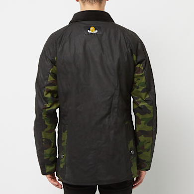 Buy A Bathing Ape Barbour x Bape 1st Camo Bedale Jacket in black