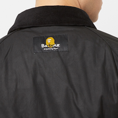 Buy A Bathing Ape Barbour x Bape 1st Camo Bedale Jacket in black