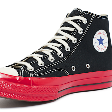 Buy Comme des Garcons Play Red Sole Chuck Taylor 70 Hi Top in