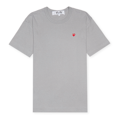 PLAY COMME des GARÇONS Tシャツ グレー サイズM Comme des Garçons Play Black Heart T-shirt Grey – STRØM