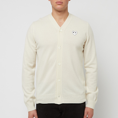 トップス PLAY COMMEdesGARCONS KNIT CARDIGAN Play Comme des Garçons: Red Ladies' Cardigan (Black) | DSMNY E-SHOP