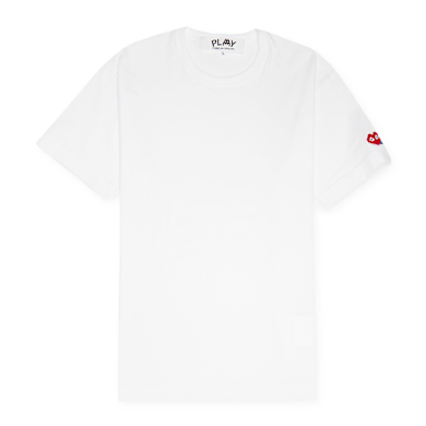 Buy Comme des Garcons Play x The Artist Invader T-Shirt in white