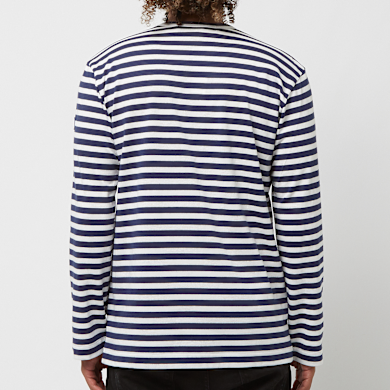 Buy Comme des Garcons Play x The Artist Invader Striped Longsleeve