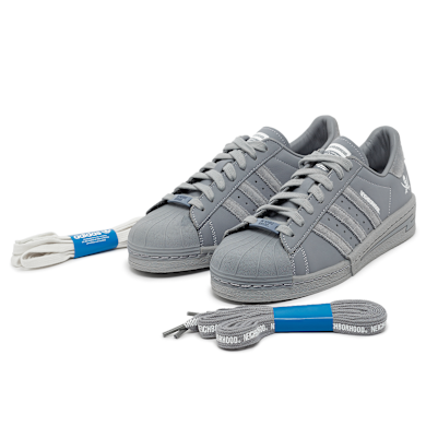 Buy adidas Originals x NEIGHBORHOOD Superstar in grey/grey/ftwwht